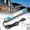 BRIMETI Trasformatore LED 220 12V 200W Esterno Alimentatore Driver IP67 Impermeabile Adattatore AC 220V a DC 12V 16.6A Transformer Interruttore Netzteil Trasformatori Tensione per Striscia LED
