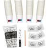 SWEEPING kit caffe bicchierini palettine e zucchero 600 Bicchierini Caffè + 600 Palette + 600 bustine zucchero - Bicchieri 65 ml in Carta e Palettine Usa e Getta Riciclabile, Colore Bianco (Bianco)