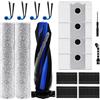 Fixbetter Kit di accessori di ricambio per Ecovacs Deebot T90 Pro Omni/X12 Pro Omni/T90 Omni Aspirapolvere Robot, 1 Spazzola principale, 2 mocio a rullo, 4 Filtro, 4 Sacchetti per la Polvere,4 Spazzole laterali