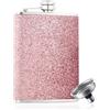 Eiarrnp Fiaschetta per liquori da donna, in acciaio inox, a prova di perdite, con imbuto, fiaschetta da tasca per ragazze, per vodka e whisky