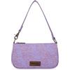 Wrangler Borsa a tracolla da donna anni '90 retrò pochette, Viola pastello.