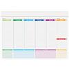 Agendepoint.it Planning 21x30 perpetuo COLORS da tavolo - agenda da tavolo senza data