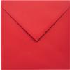 Netuno 25 buste lettere colorate quadrate rosso 17 x 17 cm 120g Malmero Vermillone buste rosse eleganti per compleanno matrimonio inviti partecipazioni biglietti auguri busta lettera natalizia