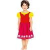 Maskworld Heidi - Costume per Bambini - Licenza Originale - Carnevale - Un Pezzo (134-140)