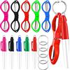 JWQFBC Portachiavi con Forbici Pieghevoli, Set di Forbici in Metallo Argentato E Penna per Infermieri, Multicolore