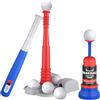 Generic Set da Baseball per Bambini, Attrezzatura per Tee Ball per Bambini, Set di Giocattoli per Sport all'Aria Aperta, Giochi Divertenti interattivi per Ragazzi, Ragazze 3 ai 5 Anni, Set da Pista e