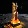 Kyglaring Kit di illuminazione LED per Lego 10341 Artemis - Kit luce fissa compatibile con NASA Artemis Space Launch System - Illuminazione decorativa per collezionisti (senza pietre)