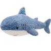Firecos Balena Squalo di Peluche Gigante Blu Cuscino Giocattolo Bambola Morbido 60/90/120cm Grande Regalo Cuscino per Dormire per Compleanno Natale Halloween (120cm, Squalo Blu)