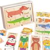 KUKUTrue® Giocattolo Montessori 2 3 4 5, Giochi Bambini 2 Anni, Regalo Bambina 3 Anni, Giocattolo di Motricità, Motricità Fine, Coordinazione Mano-Occhio, Regalo 2-5 Bambini Ragazzi Ragazze