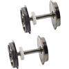 Amagogo Ruote DC in Metallo da 2 Pezzi, Pezzo di Ricambio per Set di Ruote DC per Treno, Ruota in Scala Ho, Accessorio per Treno Hobby per Accessori per 1:87