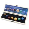 Hperu 1 Set Sistema Solare per Bambini con 9 Pianeti Realistici Divertenti Pianeti per Bambini Sistema Solare con Scatola di Stoccaggio Pianeta Minerale Naturale Giocattoli Educativi per Giocattoli