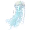 capybaraflying Peluche medusa realistica da 15cm/6in,peluche medusa creativa della serie Ocean,adatto per decorazioni di compleanno, divertente giocattolo educativo per bambini (Verde brillante)
