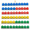 Waldfelsen® 16 mm Meeple in legno adatto per Carcassonne (60 pezzi in 4 colori)