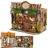 KingStora Fairyland Curiosity House, kit fai da te per casa delle bambole in miniatura, incantato da collezione, con dettagli vintage, design a libro, regalo avanzato per adulti (edizione standard)