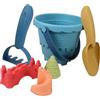CHICAMPERA 1set Giocattoli Da Spiaggia Per Kit Completo Con Secchiello e Accessori Misti Per Costruire Sandcastles Per Giocare All Aperto e Rafforzare Genitore-figlio