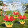 Kssvzz Giochi da Giardino per Bambini 3 4 5 6 Anni, Fiore Spruzzini Giocattolo per Bambini Esterno con 3 Modalità di Spruzzo, Giocattoli Acqua Estivo con Tubi Flessibili, Regalo Creativi per Bambini 3-10Anni