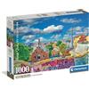 Clementoni - Puzzle 1000 Pezzi per Adulti e Ragazzi, Collection, Tema Parc Güell di Barcellona, Compact Box con Poster Incluso, Idea Regalo Uomo e Donna, Made in Italy, 70x50 cm, 39954