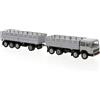 BREKINA 58533 - H0 1:87 - Camion con rimorchio Fiat 691Millepiedi a cassone grigio