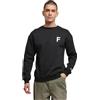 Forvert Brandit Forvert Sweat Crewneck Campus, Uomo, Black, L