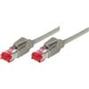 Tecline Cavo patch Datwyler S/FTP, Cat 6, grigio, 7,5 m Altamente flessibile, con connettori Hirose TM21 (denominazione precedente S-STP) (74407)