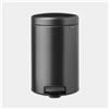 Brabantia BRABANTIA atkritumu tvertne ar pedāli NewIcon 12L Confident Grey 233487