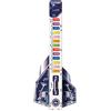BONTEMPI - Kit di Montaggio Chitarra Elettronica con Componenti in Legno, Unità di Controllo Elettronica, Altoparlanti, 20 Brani Pre-Registrati, 5 Suoni, Volume Regolabile 165x415x50 mm