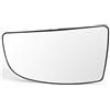 Zohisin Vetro specchietto laterale retrovisore sinistro vetro specchietto porta specchietto ala ricambio specchietto per Ford Transit Mk8 2014-2020 resistente ai graffi con visione grandangolare