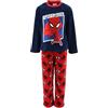 Marvel Spiderman Pigiama per Ragazzi, Set da 2 Pezzi Pigiama in Morbido Pile, Taglie 3 a 8 Anni (IT, età, 3 Anni, Regular, Blu)