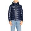 Blauer ECO PIUMINO giubbotto USA da uomo ECO ADAMS 2055 24WBLUC02055 giacca giaccone in ovatta (IT, Testo, XXL, Regular, Regular, 888EI BLU interno beige)