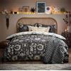 furn. CONSTEL/D03/MUL, Set copripiumino Costellazione King, cotone, poliestere, multi