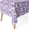 ECOMMERC3 | Tovaglia antimacchia per tavolo rettangolare dimensioni 140x140 cm | Tovaglia resinata antimacchia, ultra morbida, impermeabile, ISLAS LILLA