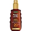 Garnier Ambre Solaire Ideal Bronze Olio Abbronzante 20 Spf 150ml