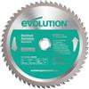 Evolution Power Tools Evolution - Lama circolare da sega per acciaio TCT Evoblade, 230 mm