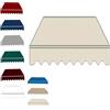 MACAGGTNTU Esterno Tessuto per Tende da Sole Retrattile Tessuto di Ricambio per Tenda da Sole da Giardino, Terrazzo Telo per Tenda da Sole Impermeabile(Beige,8x6.5ft/250x200cm)