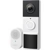 Tapo TP-Link Tapo D210 Videocitofono Campanello, 2.4GHz Wi-Fi, Visione Notturna, Rilevamento di movimento, Nero