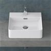 Mai & Mai Lavabo da Appoggio 42x42x12cm, Lavabo Bagno Sospeso Lavandino Bagno Meissen201-420 in Ceramica con Nano Rivestimenti inclusi