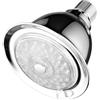 Generico Soffione doccia a LED che cambia colore, soffione doccia illuminato - Cambia colore del soffione a doccia del bagno | Soffione doccia ad alta pressione con LED che cambia colore in base alla temperatu