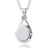 Aidenn H20 Just Add Water Collana H2o Medaglione Sirene Pendente, Amuleto Personalizzato per Immagini Regalo per Donne Ragazze Adolescenti, 2 cm (W) x 7 cm (L) x 1 cm (H), Edelstahl