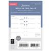 Filofax Diario settimanale Minimal 2024 per agenda ad anelli Filofax Pocket - Multilingua