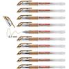 edding Gelroller, 4-2185055 - Roller a Inchiostro Gel a punta, 10 Pezzi, rame