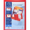 EXACOMPTA Cartella di Presentazione in Pp, 2 Alette, Rosso, Kreacover A4
