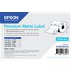 Epson premium matte label - die-cut roll: 102mm x 152mm, 225 labels