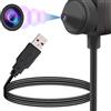 YUKERMARB Webcam Eye Contact Center, webcam USB 1080P con schermo centrale con microfono integrato, riduzione del rumore, vista di 90 gradi per videoconferenze e riunioni con zoom