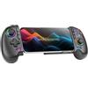 Mars Gaming MGPXPRO, Gamepad Bluetooth 5.0 2in1, Supporto Smartphone fino a 7, Joystick e Grilletto Magnetici Hall Effect, Pulsanti Macro e Turbo, PS4|Switch|Switch 2|PC|Android|iOS 13.0+, Nero