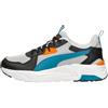 Puma Trinity Lite JR - Scarpe da Ginnastica Unisex, Cool Light Gray-Tropical Blue-Puma Black,