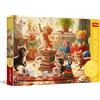 Trefl - Cat Pranks - 160 pezzi - Puzzle colorato con animali, divertimento per bambini dai 6 anni in su