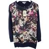 LA MARTINA Dress Printed Maglione Donna Piccolo Lana Cashmere Fiore Stampa
