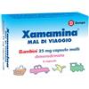 DOMPE' FARMACEUTICI SpA Xamamina Mal di Viaggio Bambini - 25 mg - 6 Capsule Molli
