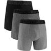 Under Armour Performance Tech Boxerjock - Boxer da 15,2 cm, Confezione da 3, Colore: Grigio mélange (Steel Heather - Core), Taglia L