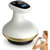 Keltorio GuaSha massaggiatore elettrico 4 in 1 con funzione di calore, massaggiatore per cellulite, massaggiatore sottovuoto con luce a LED, 6 livelli per sollevare la pelle, tonificare e levigare, migliorare